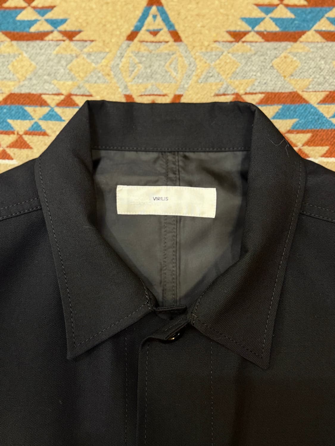 [44][M] 토가 비릴리스 샴브레이 트윌 블루종 자켓 상품이미지3