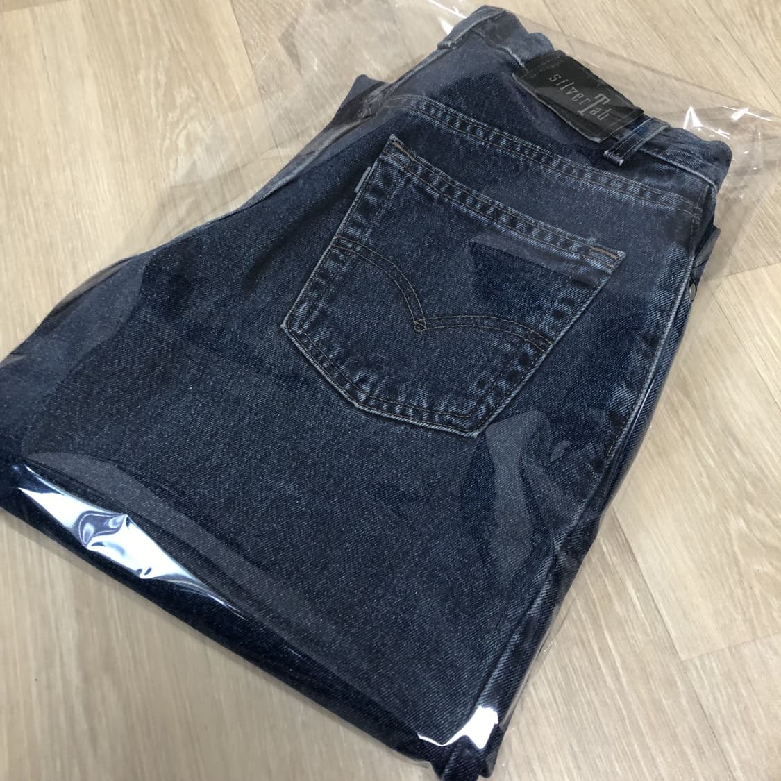 (29) 90's 리바이스 미국제 실버탭 루즈핏 중청 워시드 데님 상품이미지10
