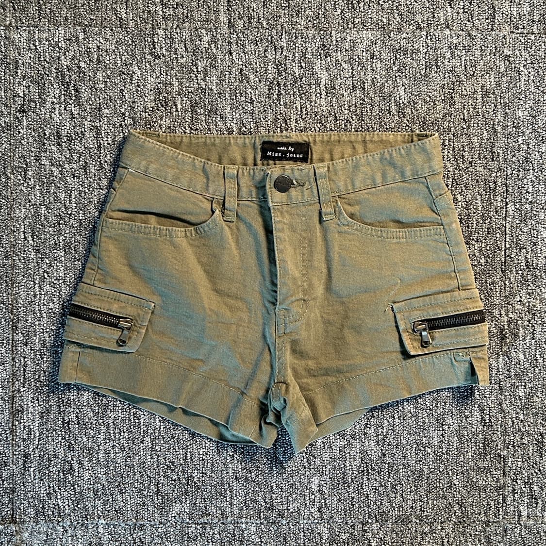 Miss,jeans 빈티지 카키 카고 팬츠 상품이미지1