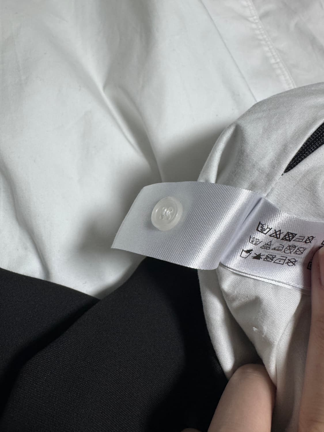 ZARA 콘트라스트 포플린 미디스커트 상품이미지6