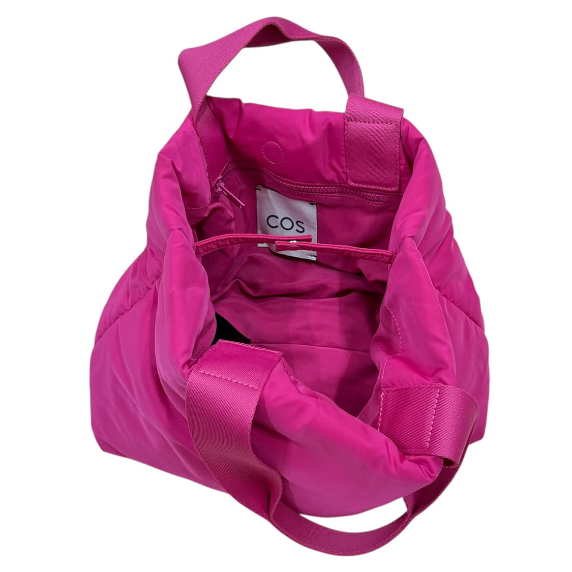 COS 코스 패디드 쇼퍼백 핑크 가방 상품이미지5