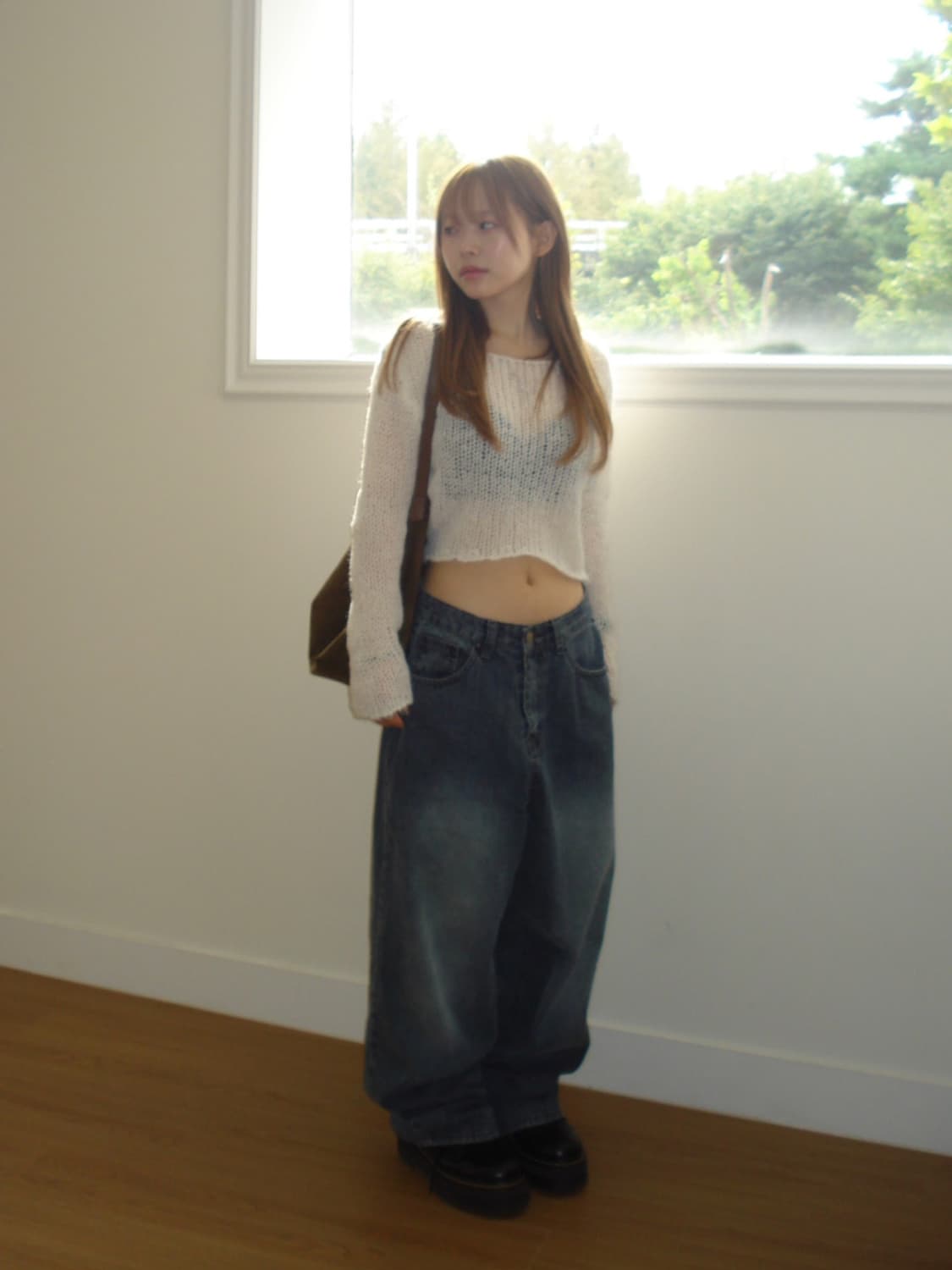 스트라이프 바지 상품이미지5