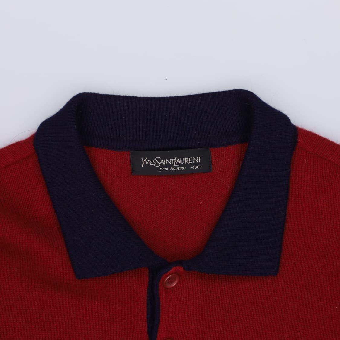 100 입생로랑 빈티지 카라 긴팔 니트 4256 상품이미지6