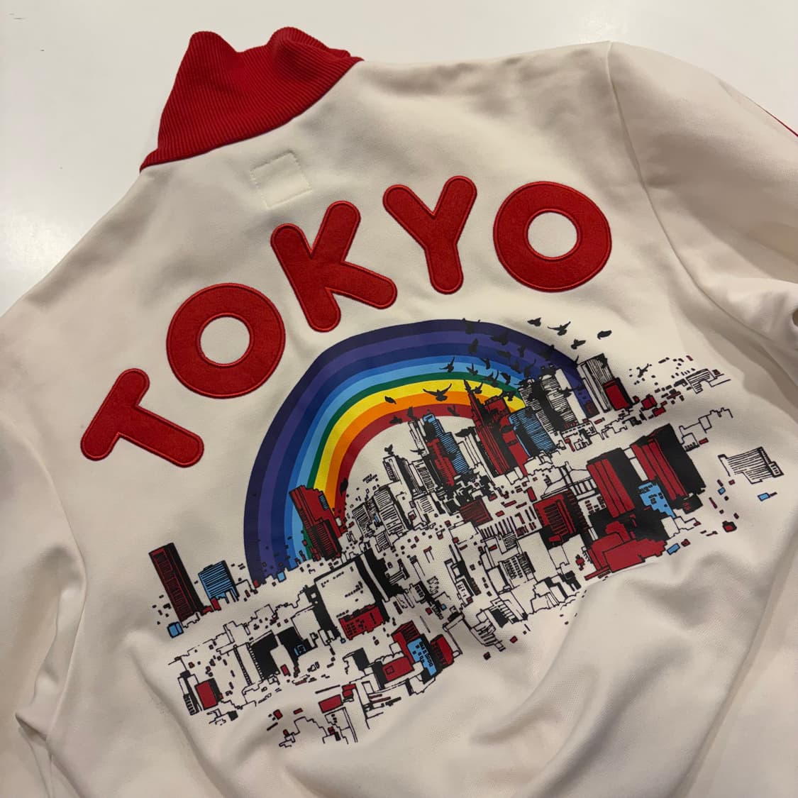 [95] 06s 아디다스 도쿄 화이트레드 트랙탑 져지 C484 상품이미지10