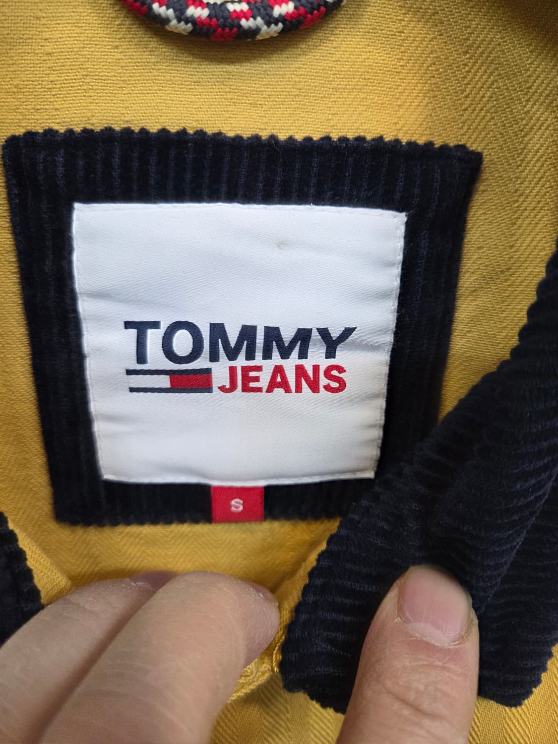 타미진스 코듀로이 카라 뱃지 코튼 자켓 s 레귤러핏  상품이미지3