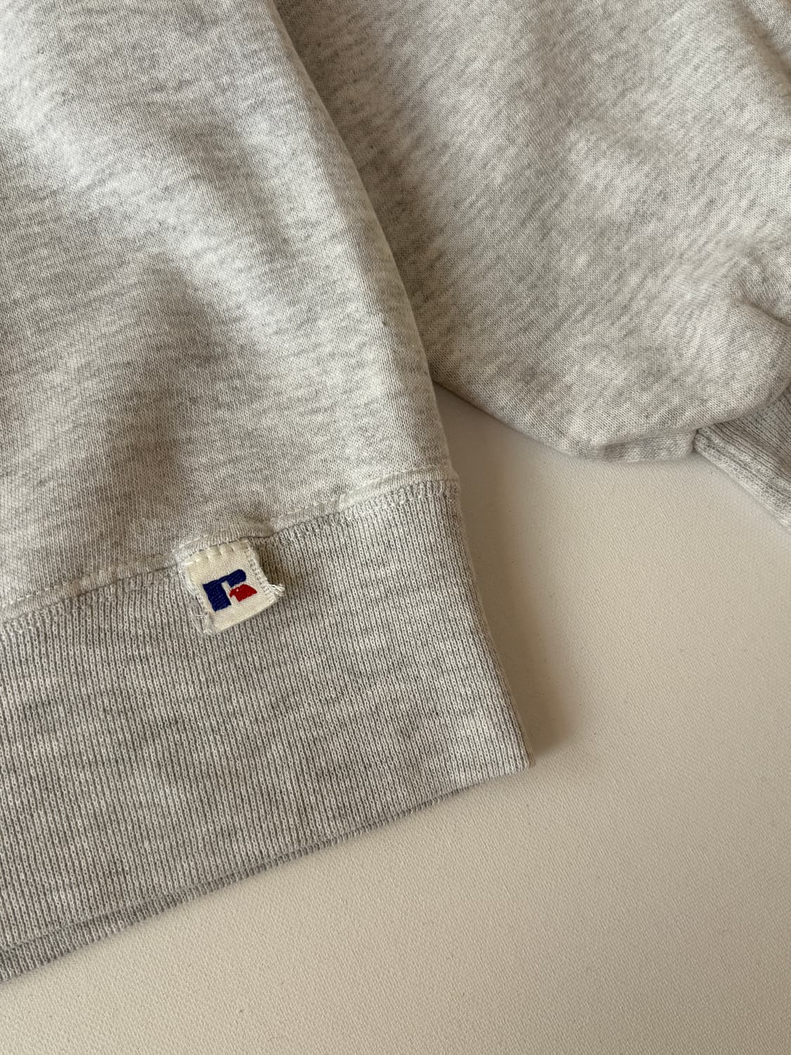 [L] 90s Russell 러셀 그래픽 스웻셔츠 (그레이) 상품이미지5