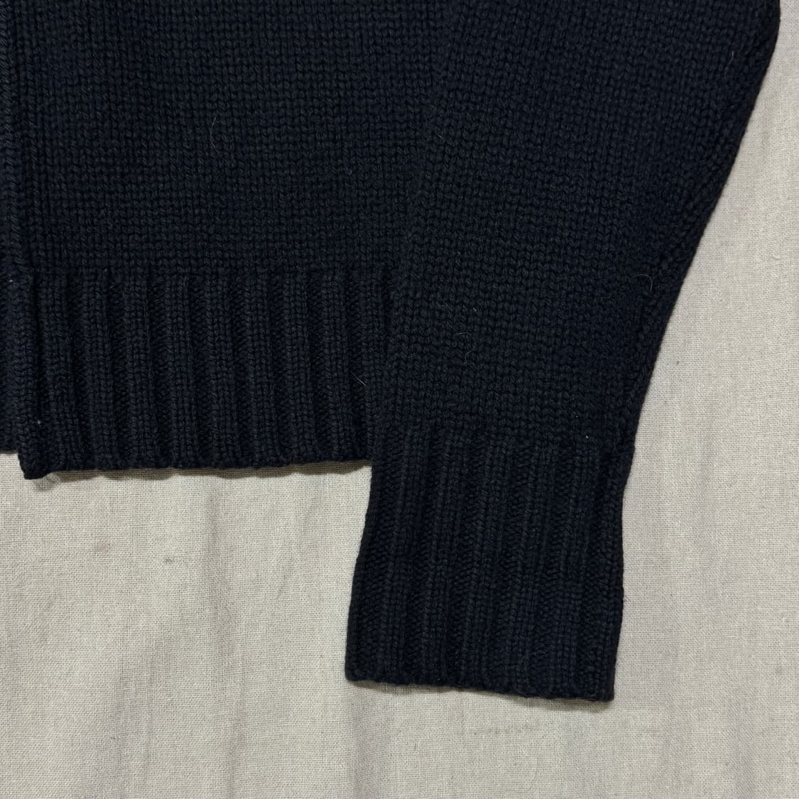 폴로랄프로렌 90s 빈티지 램스울 니트 집업 L 상품이미지4