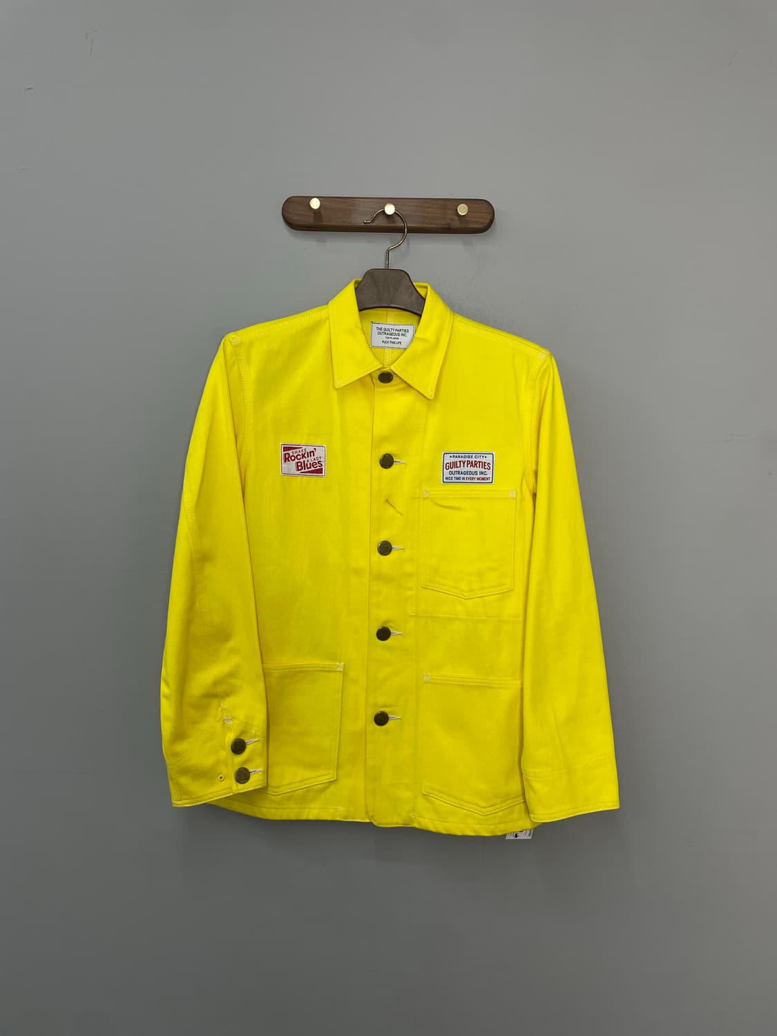 와코마리아 옐로우 워크 자켓 H2484 상품이미지2