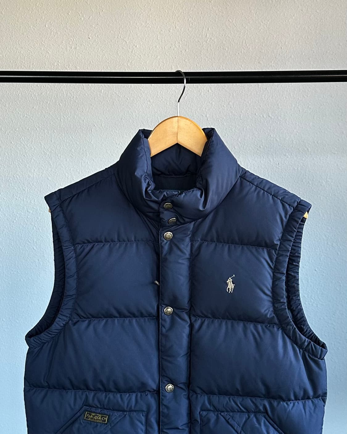 [S]폴로 랄프로렌 네이비 덕다운 패딩 베스트 상품이미지2
