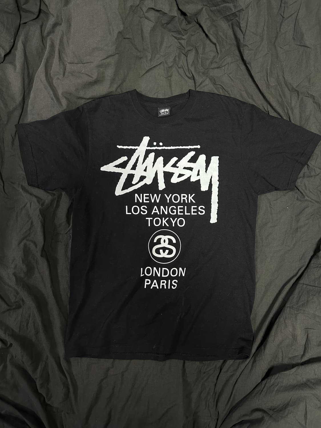 스투시 월드투어 반팔(M) 상품이미지1