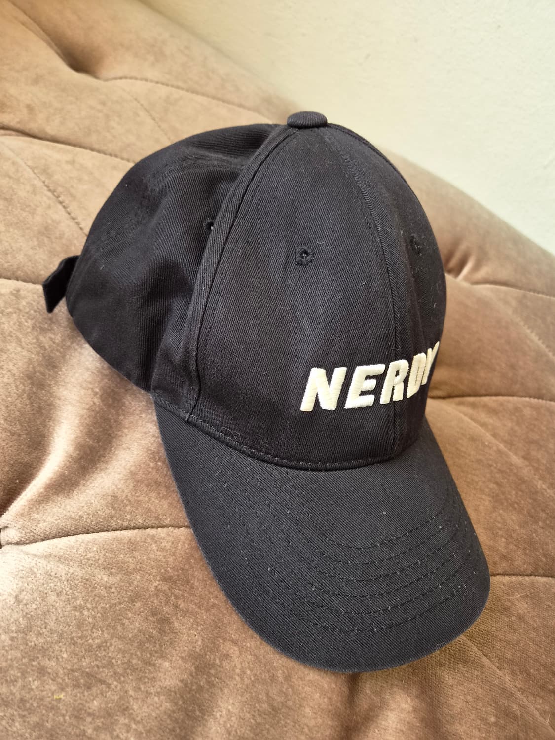 널디 블랙 캡모자 볼캡 S사이즈 상품이미지2