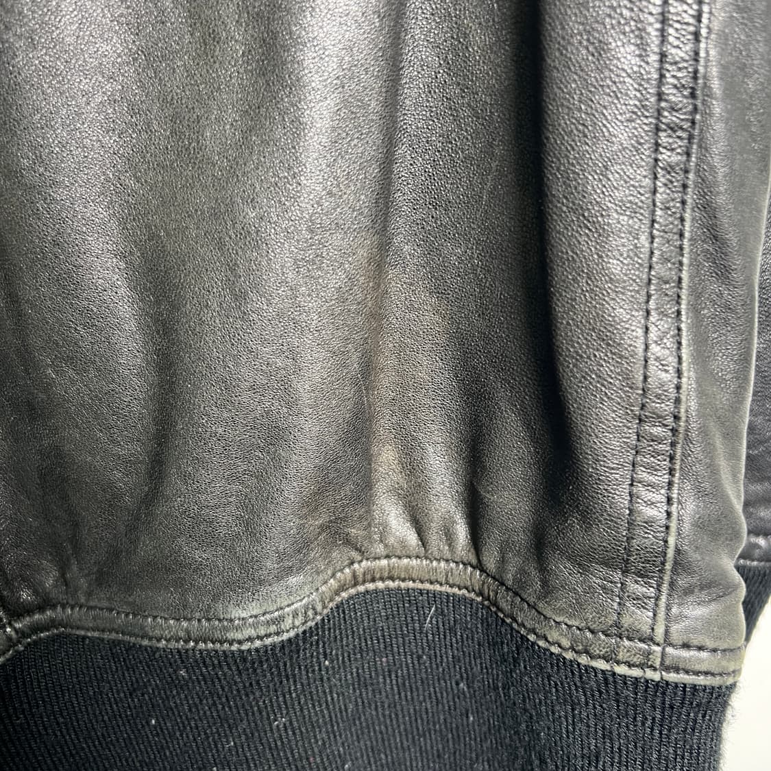 어반 리서치 블랙 양가죽 블루종 자켓 M 상품이미지10