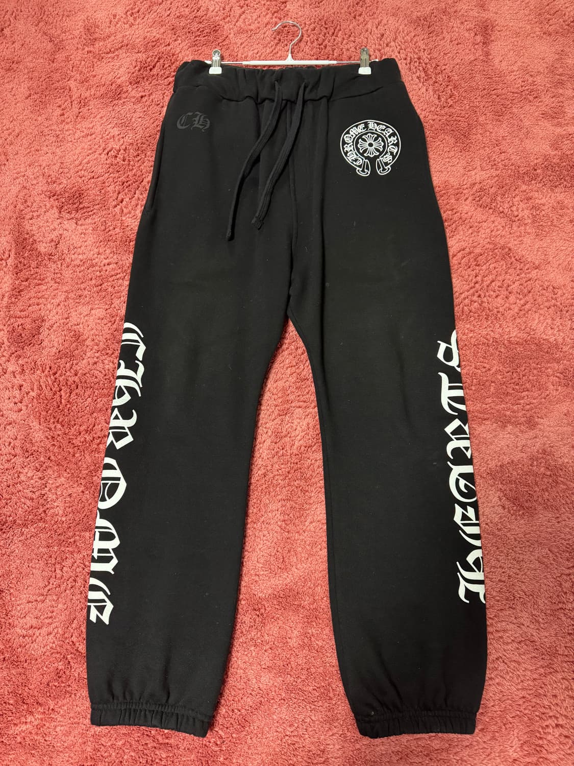 크롬하츠 홀스슈 로고 스웻팬츠 상품이미지1