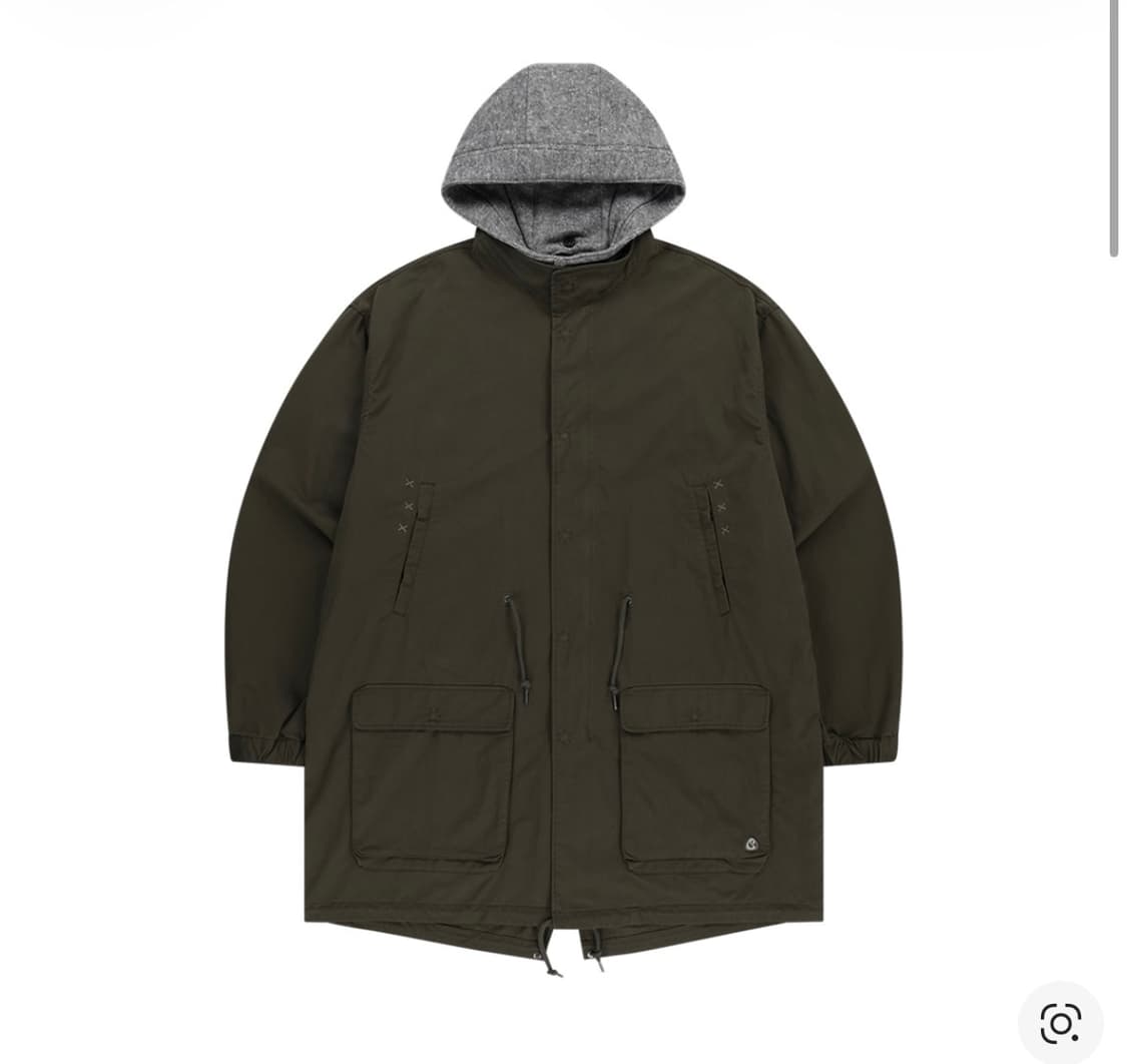 코이세이오 워시드 밀리터리 재킷 머드 카키 상품이미지2