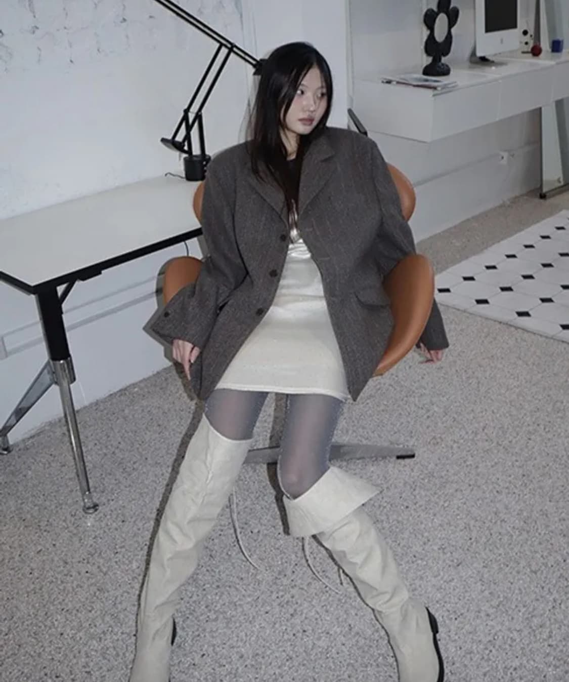 클라따 DADDY WOOL JACKET _brown 상품이미지1