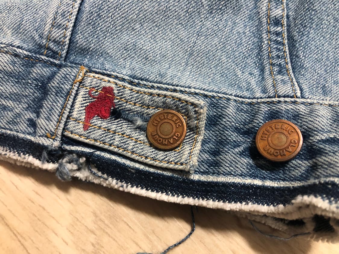 히스테릭글래머 그래픽 데님자켓 상품이미지6