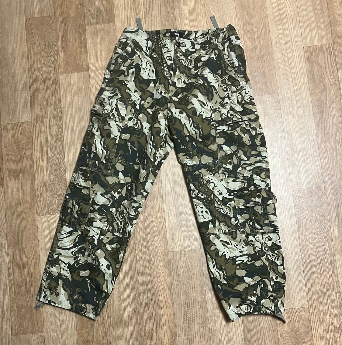 스투시 립스탑 서플러스 카고 팬츠 베일 카모 상품이미지2