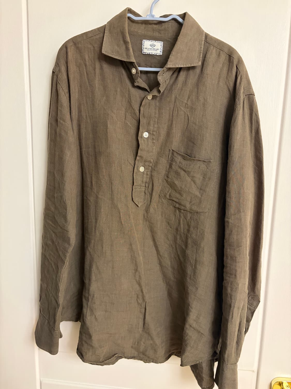 빔즈하트 헨리넥 린넨 셔츠 L 상품이미지1