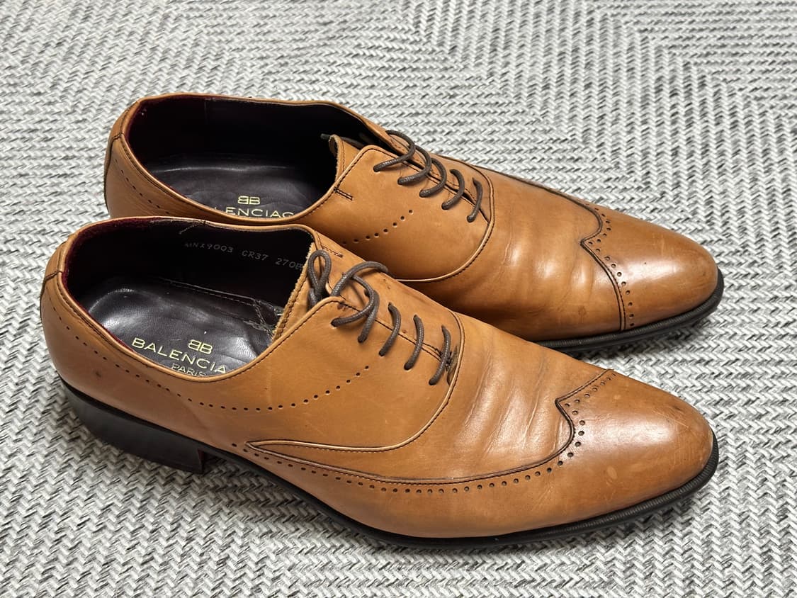 [정품] 금강 발렌시아가 윙팁 구두 270 상품이미지1