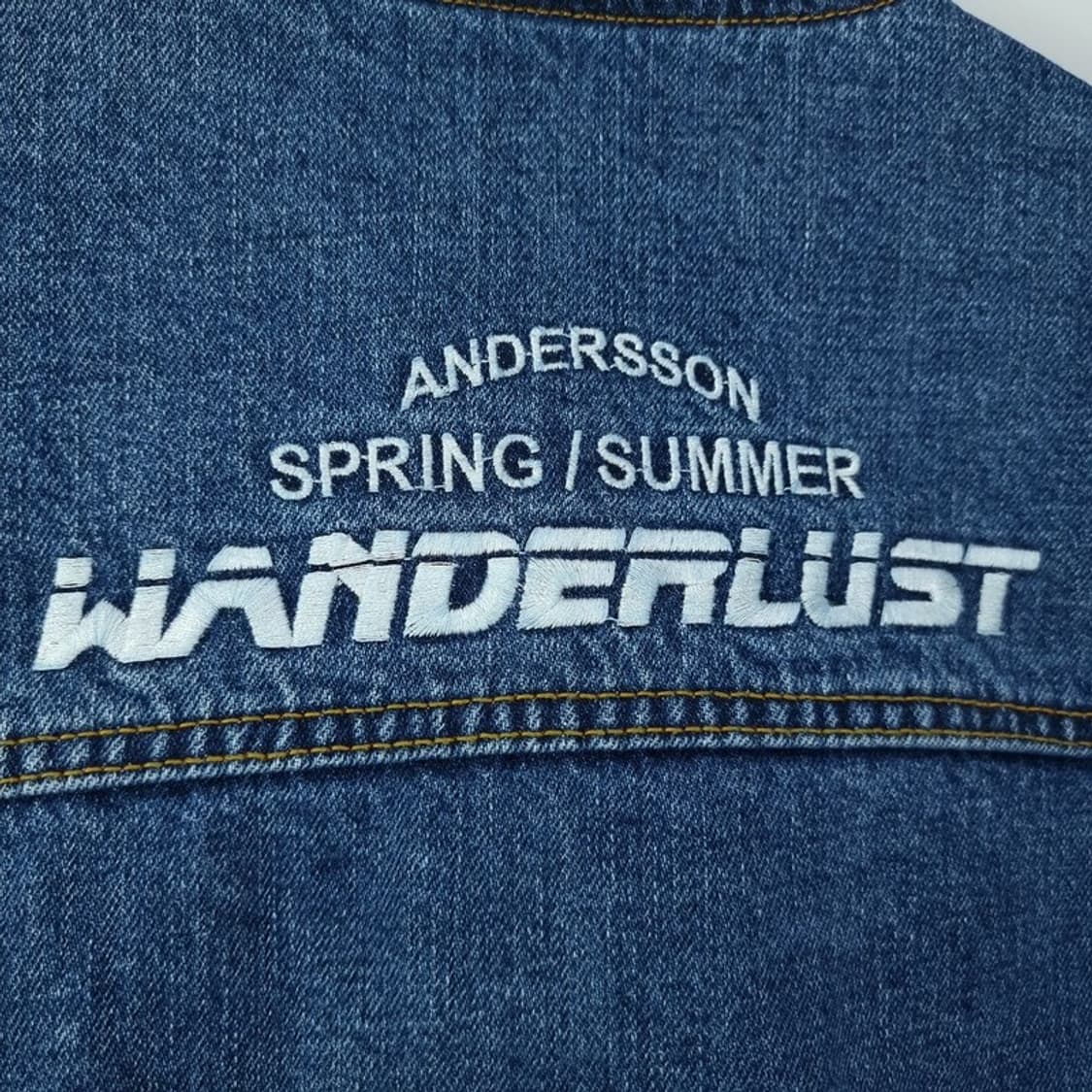 [앤더슨벨] 16 S/S 카라리스 빈티지 가공 데님 자켓 M18487 상품이미지6