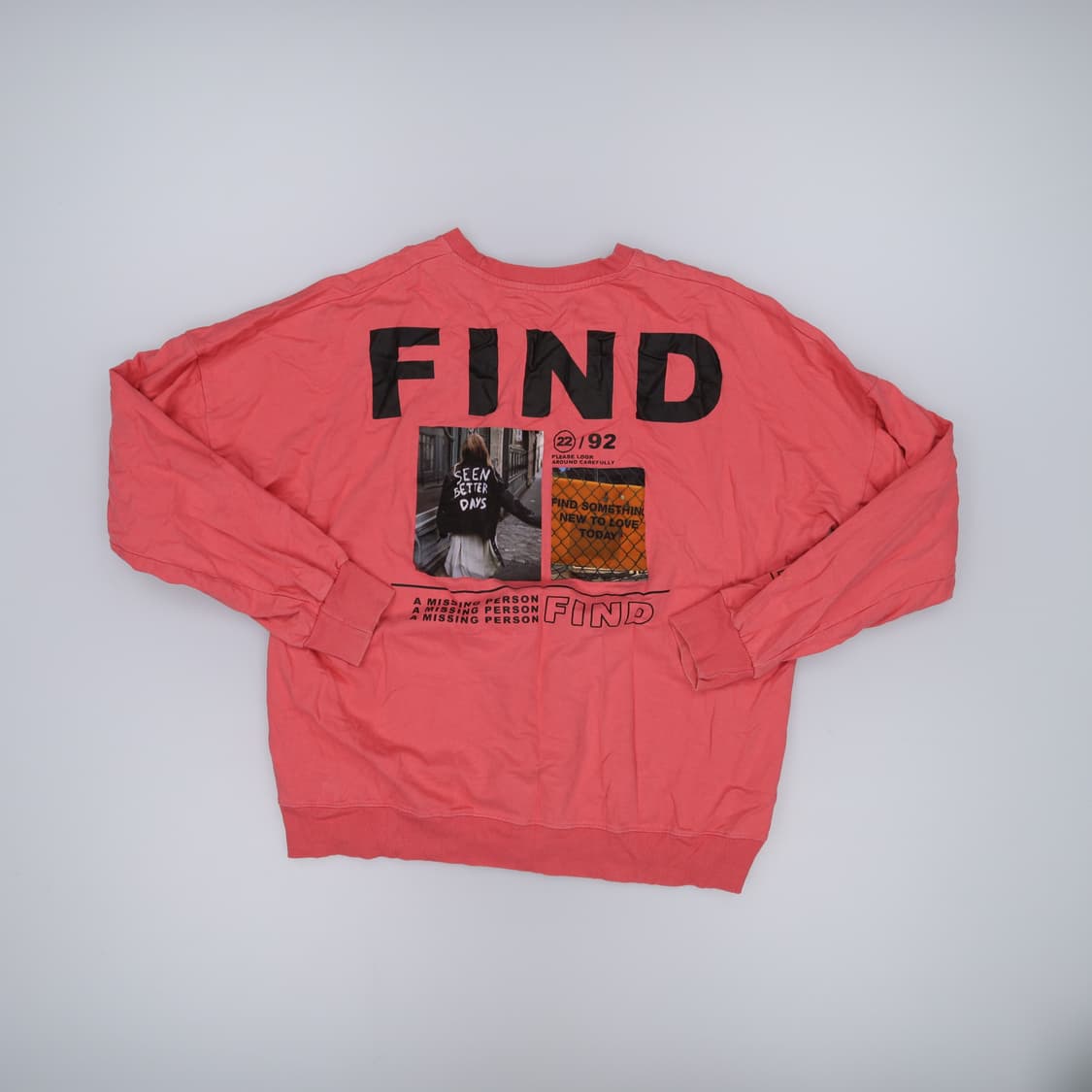 XXL 빈티지 프린팅 맨투맨 0424H1 상품이미지2