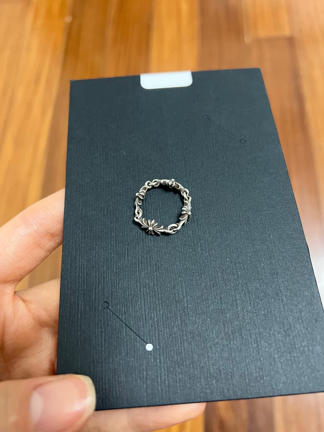 크롬하츠 타이니링 4링크 실버 상품이미지2