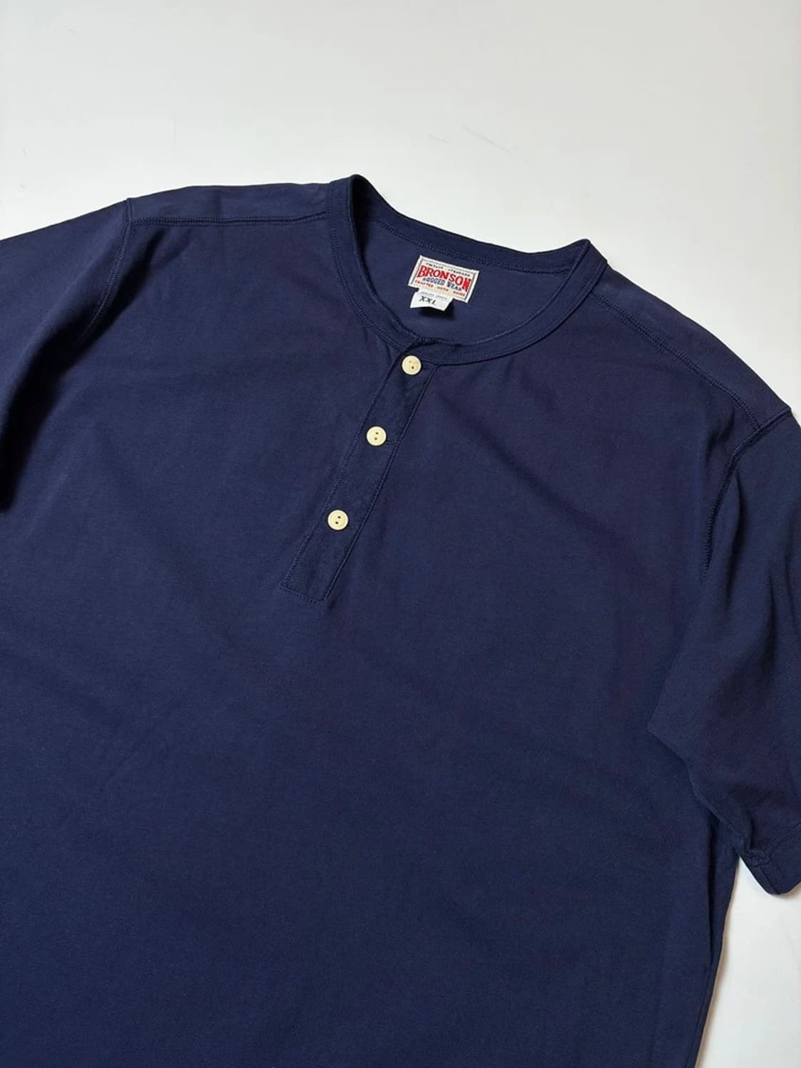 브론슨 21ss 올드타임 헤비코튼 헨리 숏 슬리브 PN8578 상품이미지2