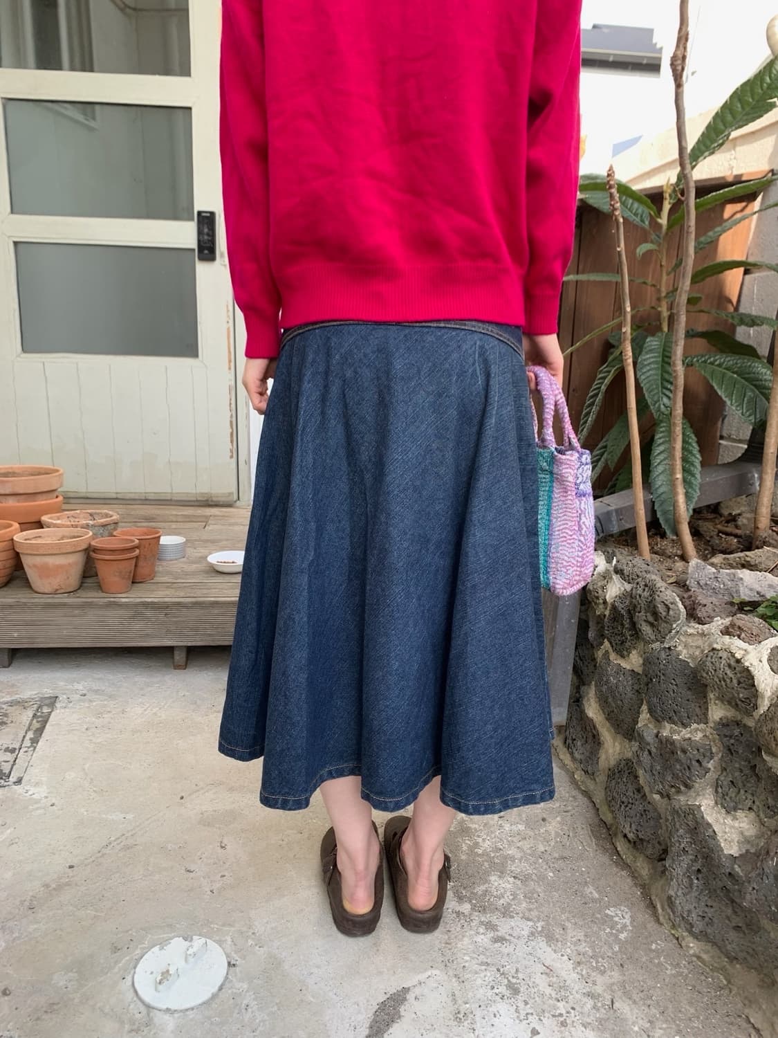 denim long.. skirt 상품이미지6