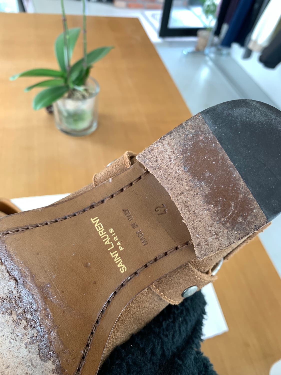 Saint Laurent 생로랑 와이어트 하네스 웨스턴 부츠 상품이미지5