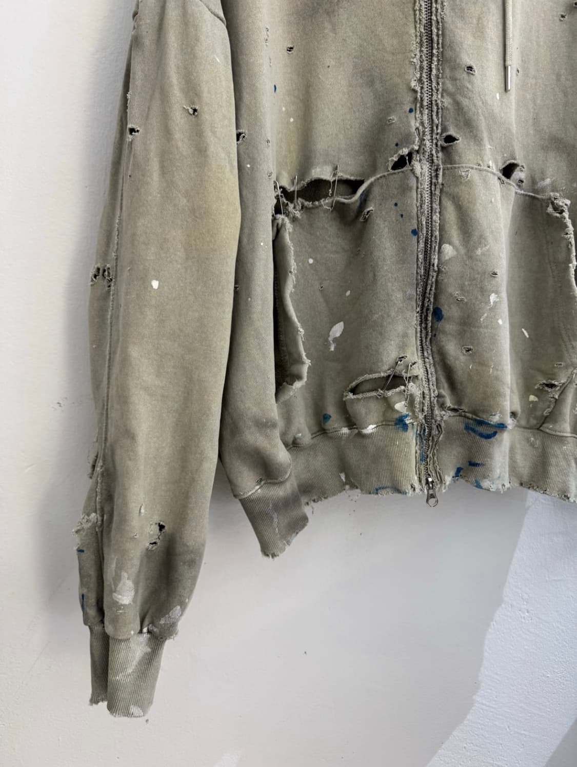 디스트레스드 빈티지 커스텀 후드집업 상품이미지5