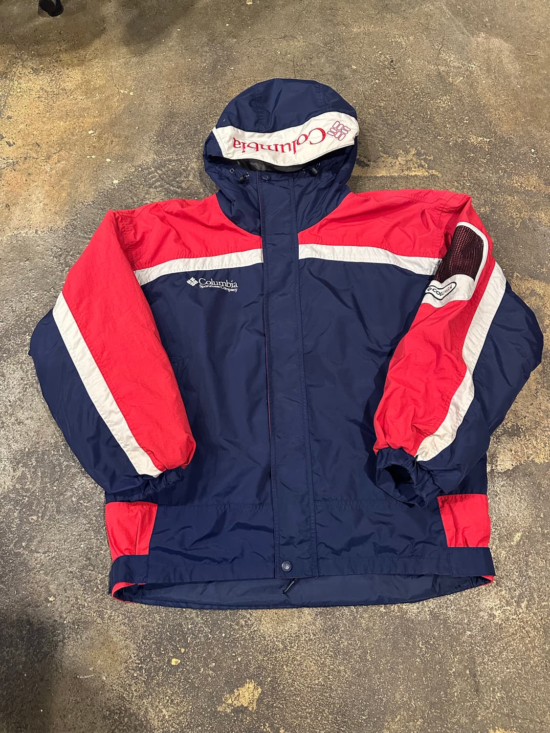빈티지 90s 컬럼비아 올드스쿨 바람막이 상품이미지1