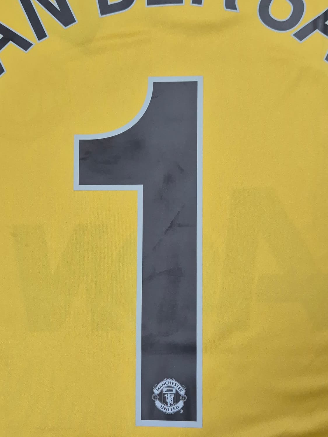 10-11 맨유 반데사르 골키퍼 유니폼 XL 레플리카 상품이미지8