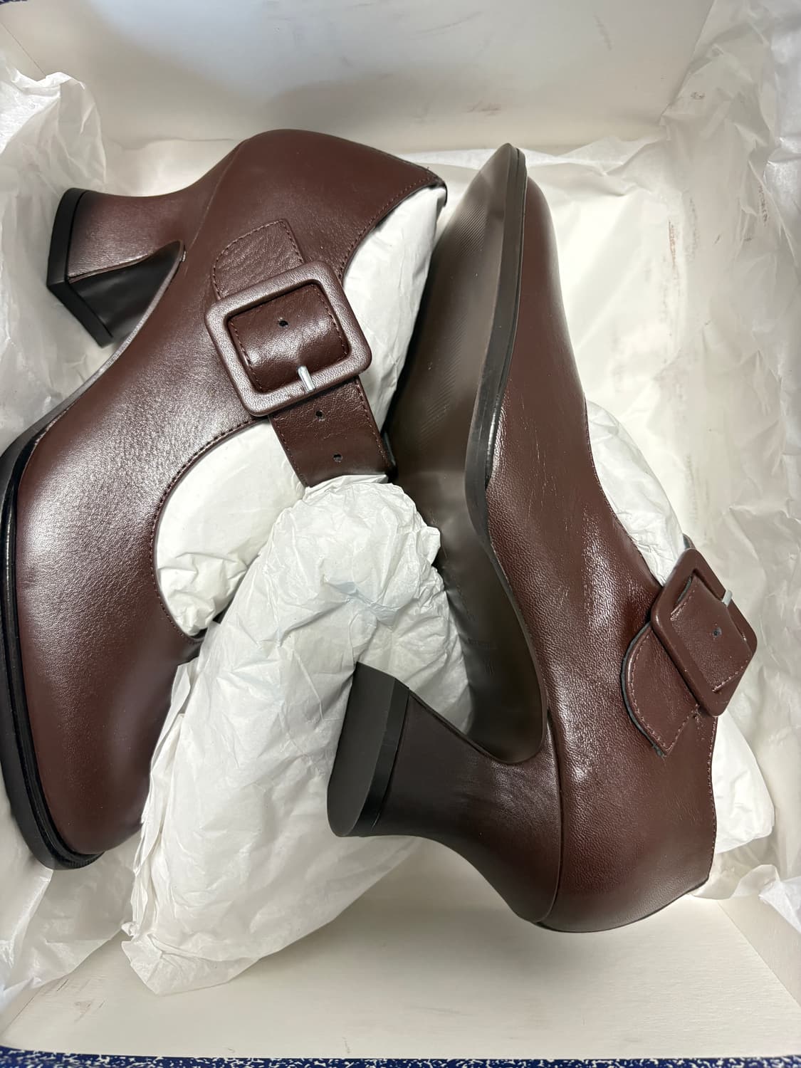 [새상품]팔로마울 카르멘 메리제인 힐 eu37 브라운  상품이미지4