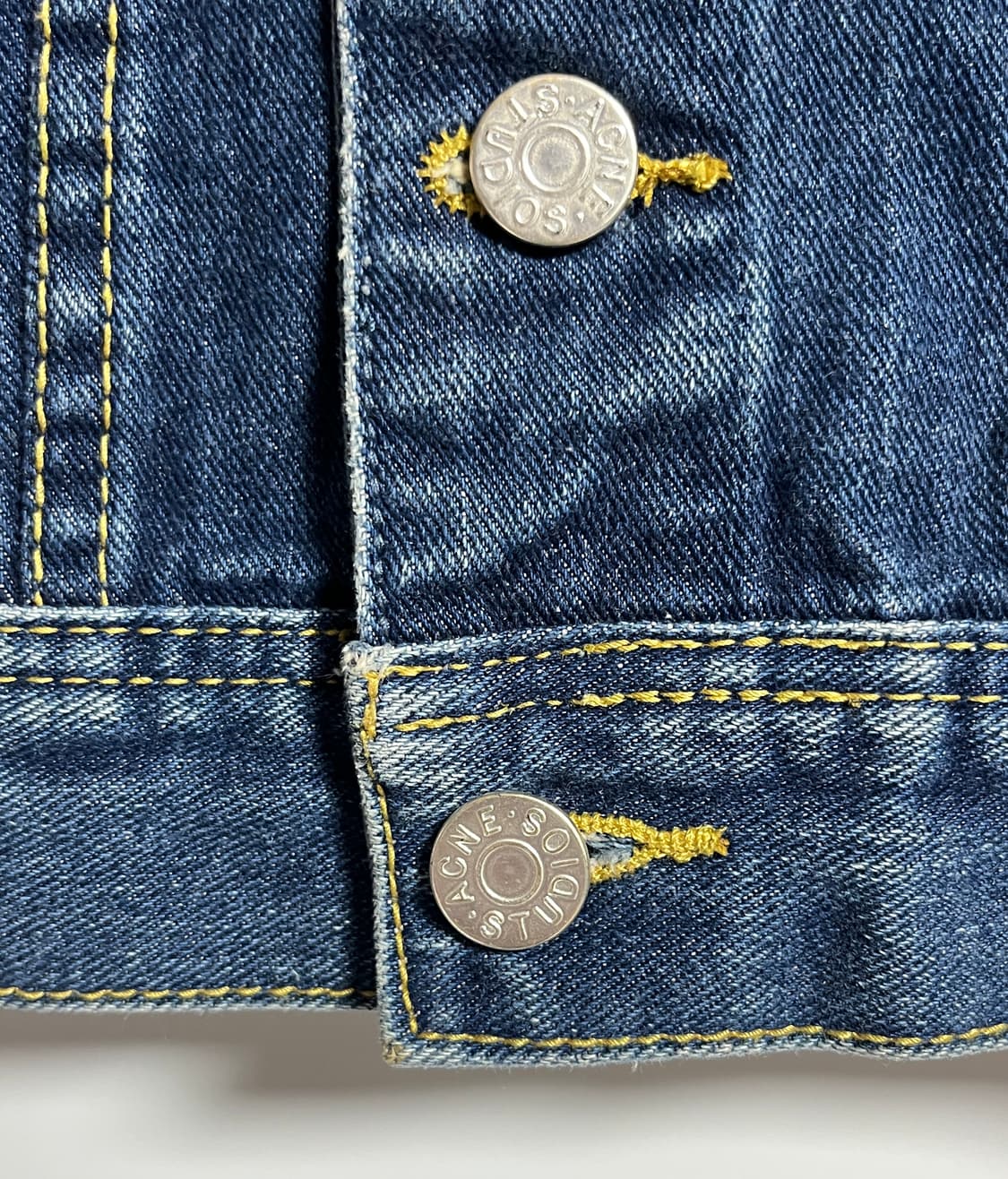 아크네스튜디오 크롭 중청 데님 청자켓 S 상품이미지5