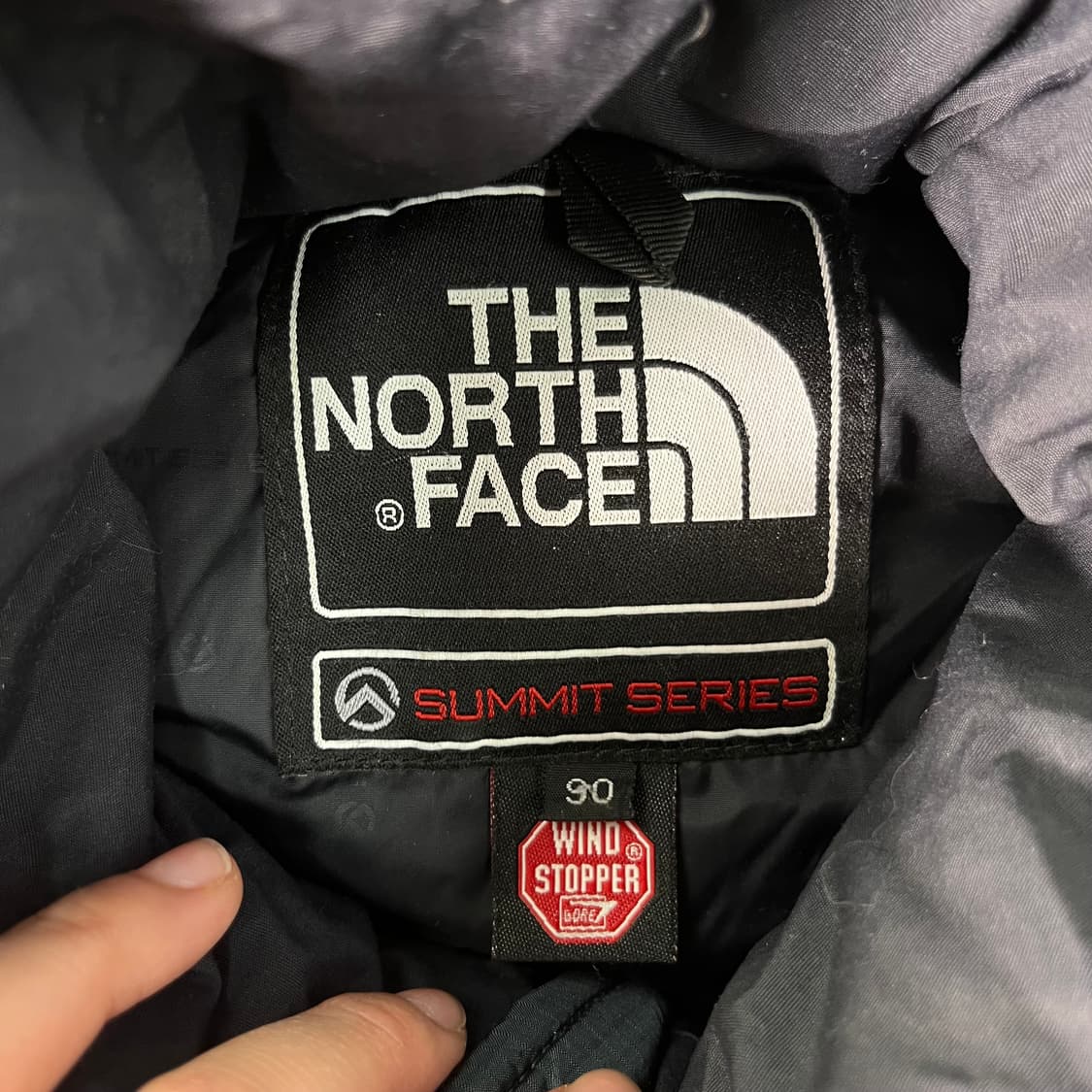 95 노스페이스 서밋시리즈 윈드스토퍼 700 드롭 패딩 상품이미지3