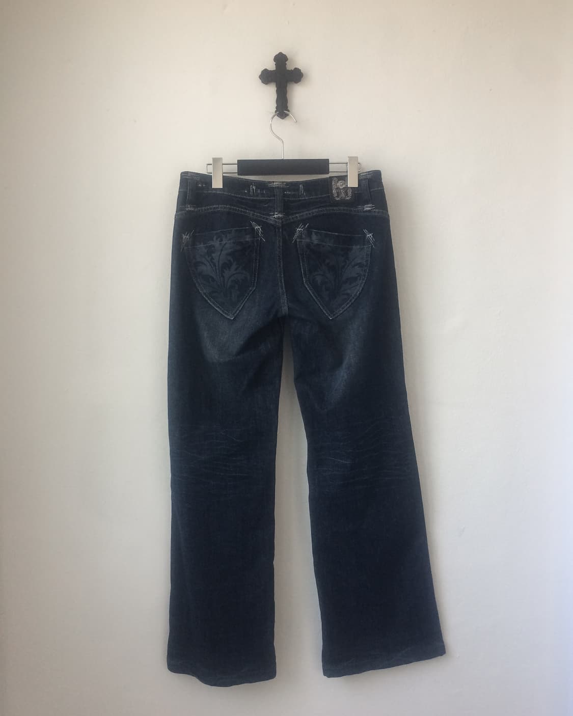 Back pocket point denim pants 상품이미지3