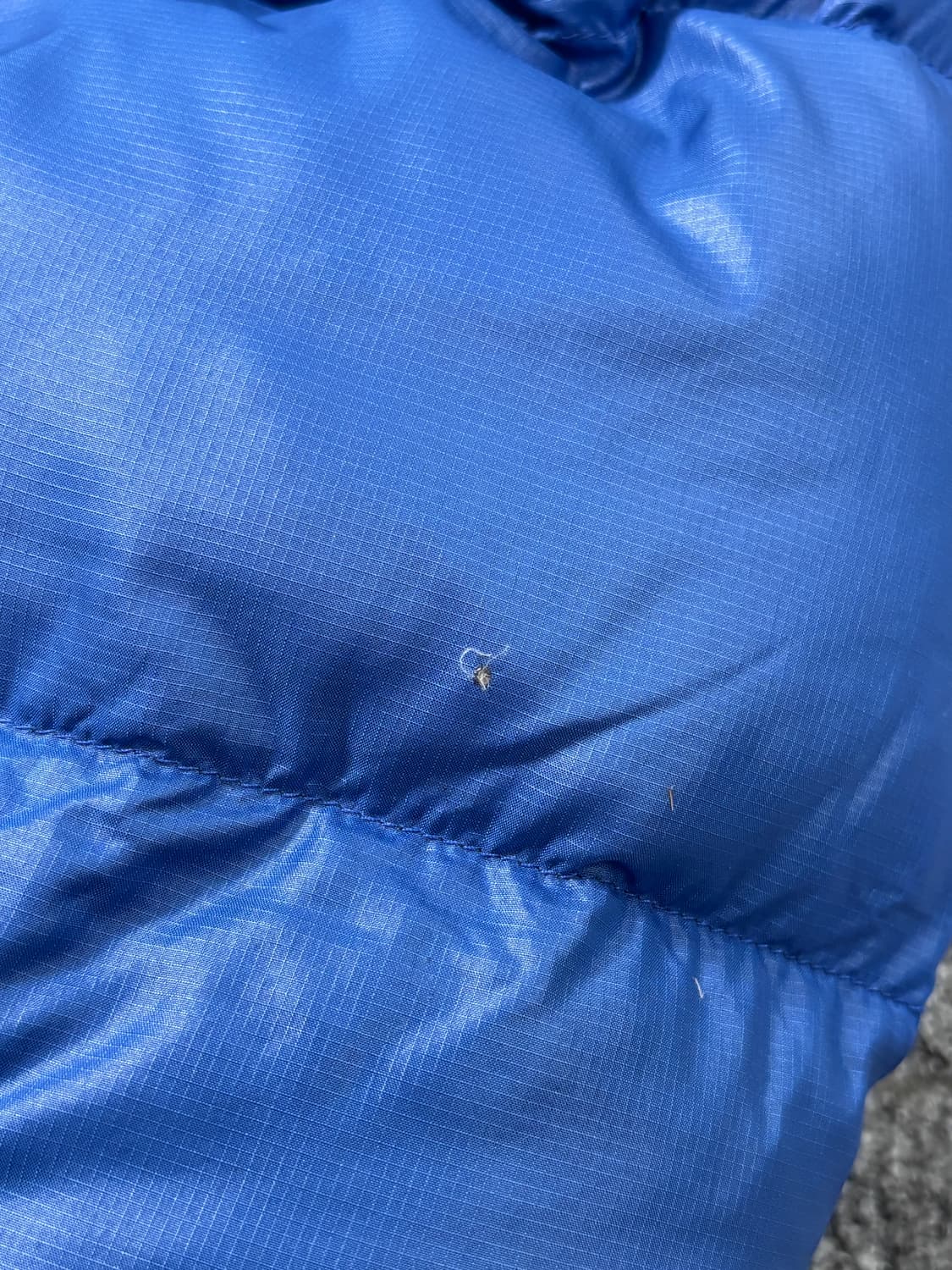 노스페이스 블루 눕시 다운 패딩 L 상품이미지5