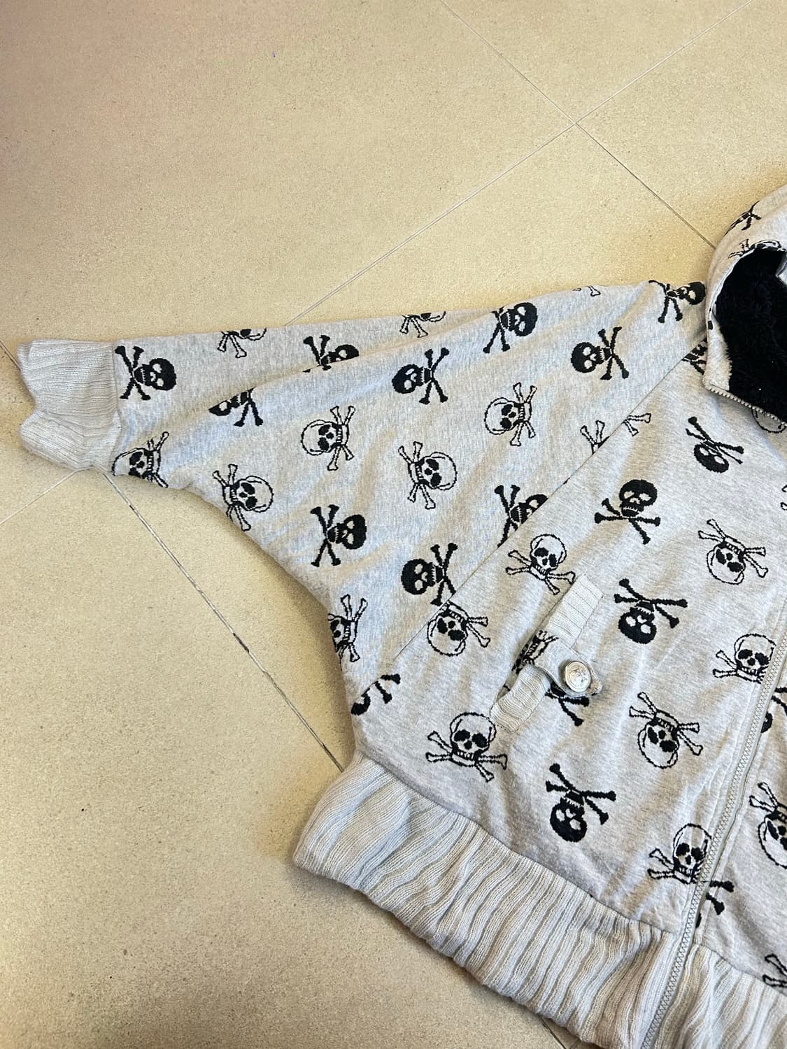 해골 퍼 후드집업 상품이미지3