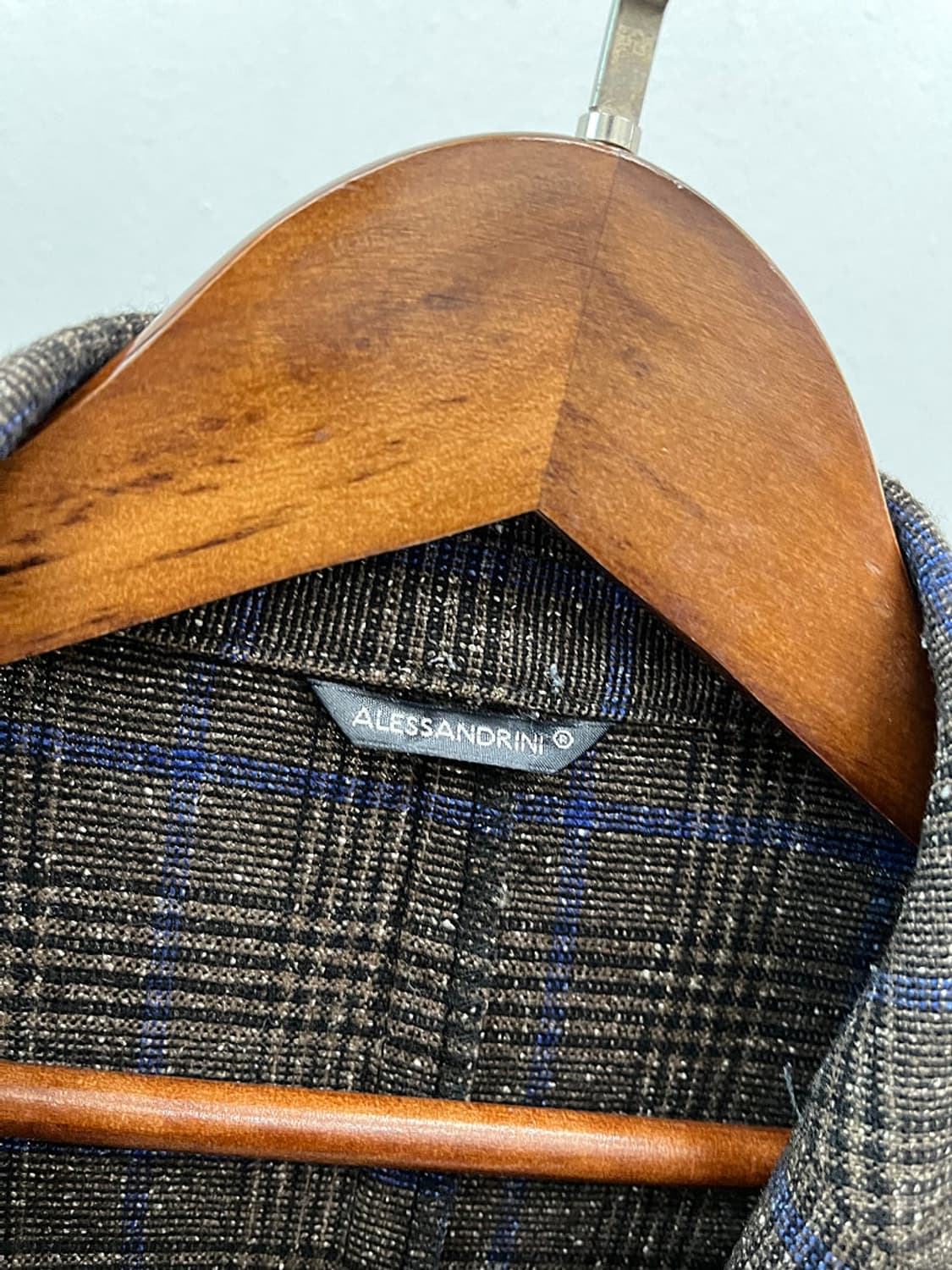 95) 다니엘알레산드리니 브라운 체크자켓  상품이미지5