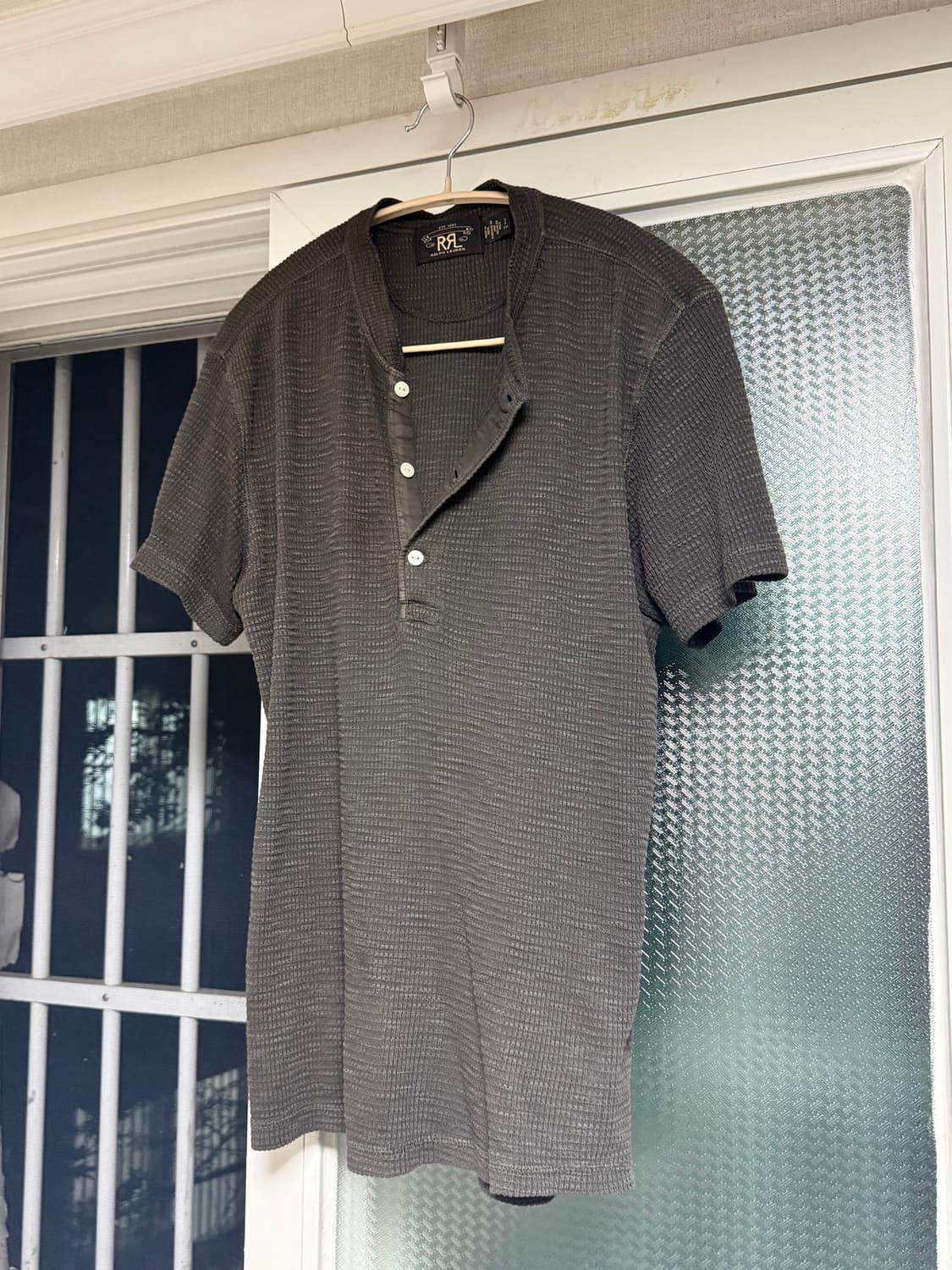 [S] RRL 와플 헨리넥 반팔 티셔츠 상품이미지1