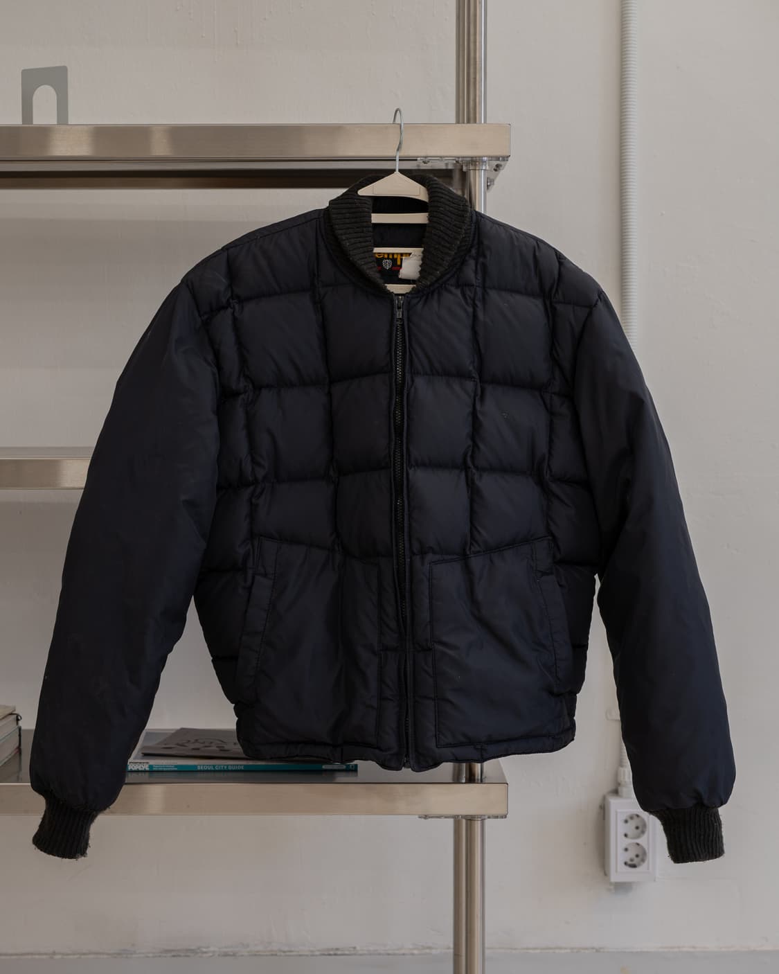 (L) tempco 템포 빈티지 다운자켓 블랙 상품이미지2