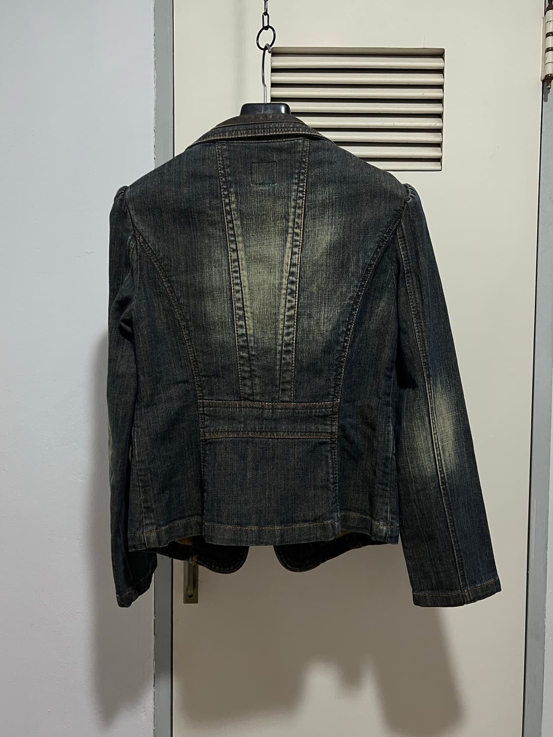 자수 디테일 청자켓 상품이미지2