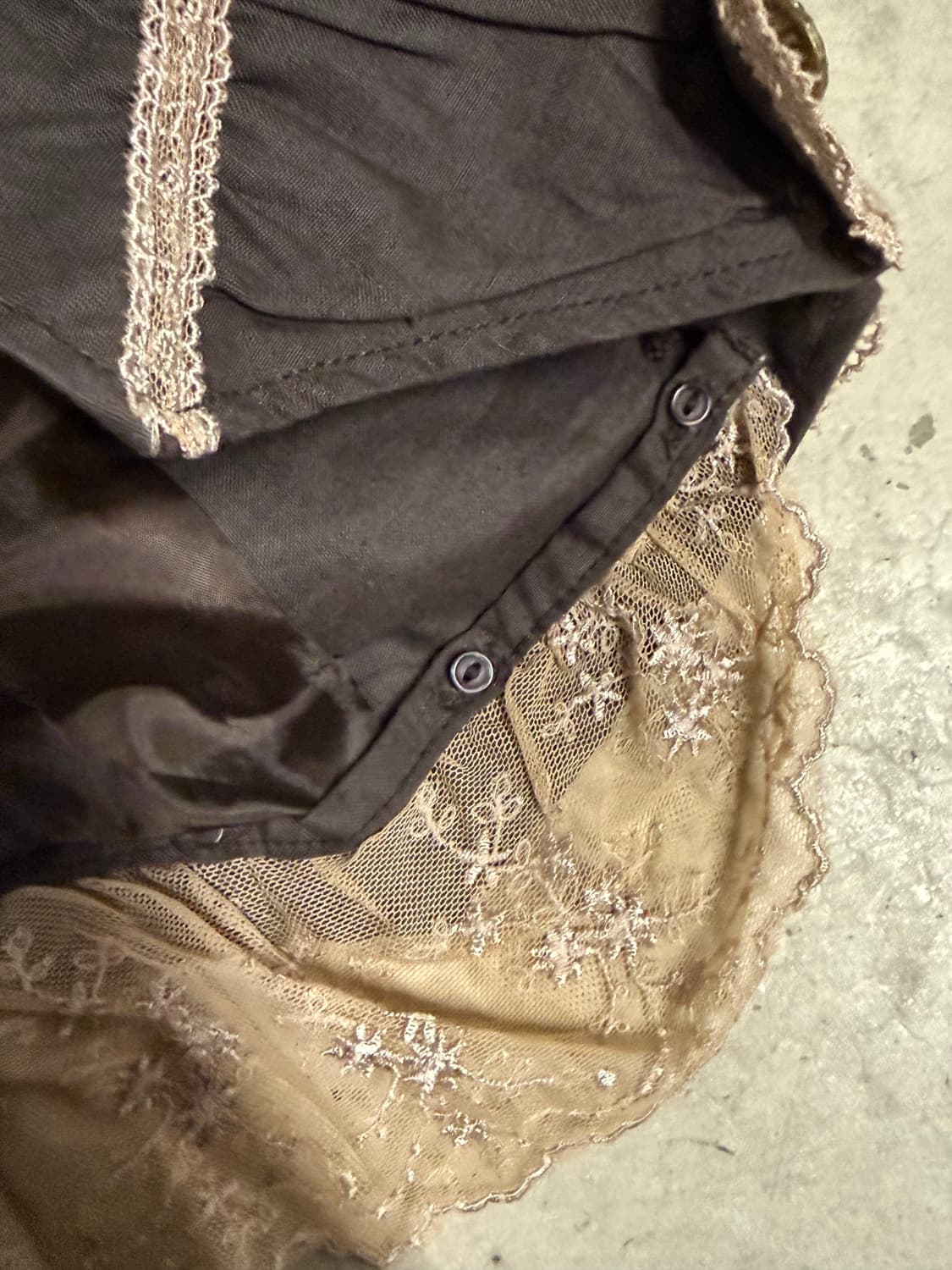 Axes femme 엑시즈팜 진주버튼 레이스 베스트 상품이미지7