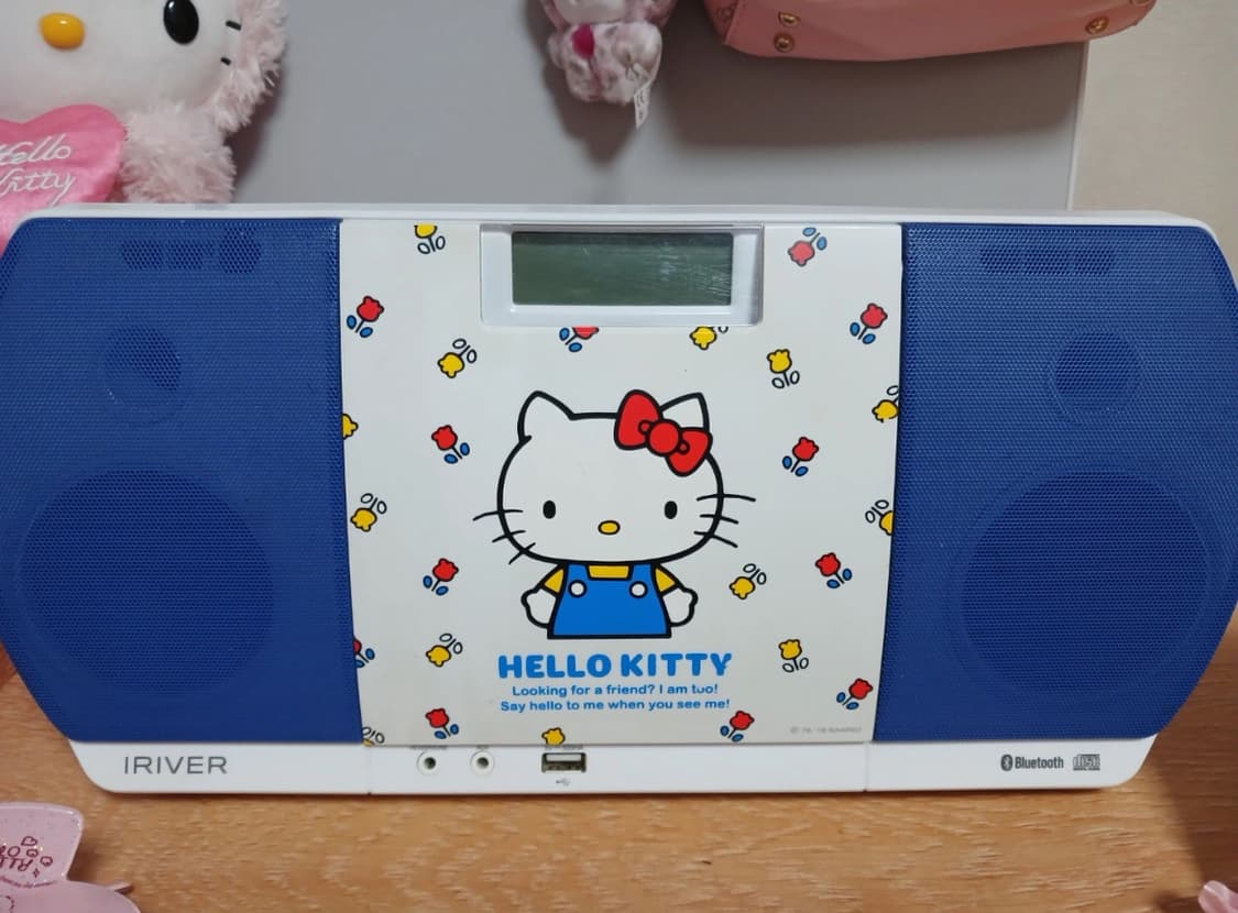 아이리버 헬로키티 블루투스 오디오 플레이어 라디오 상품이미지2