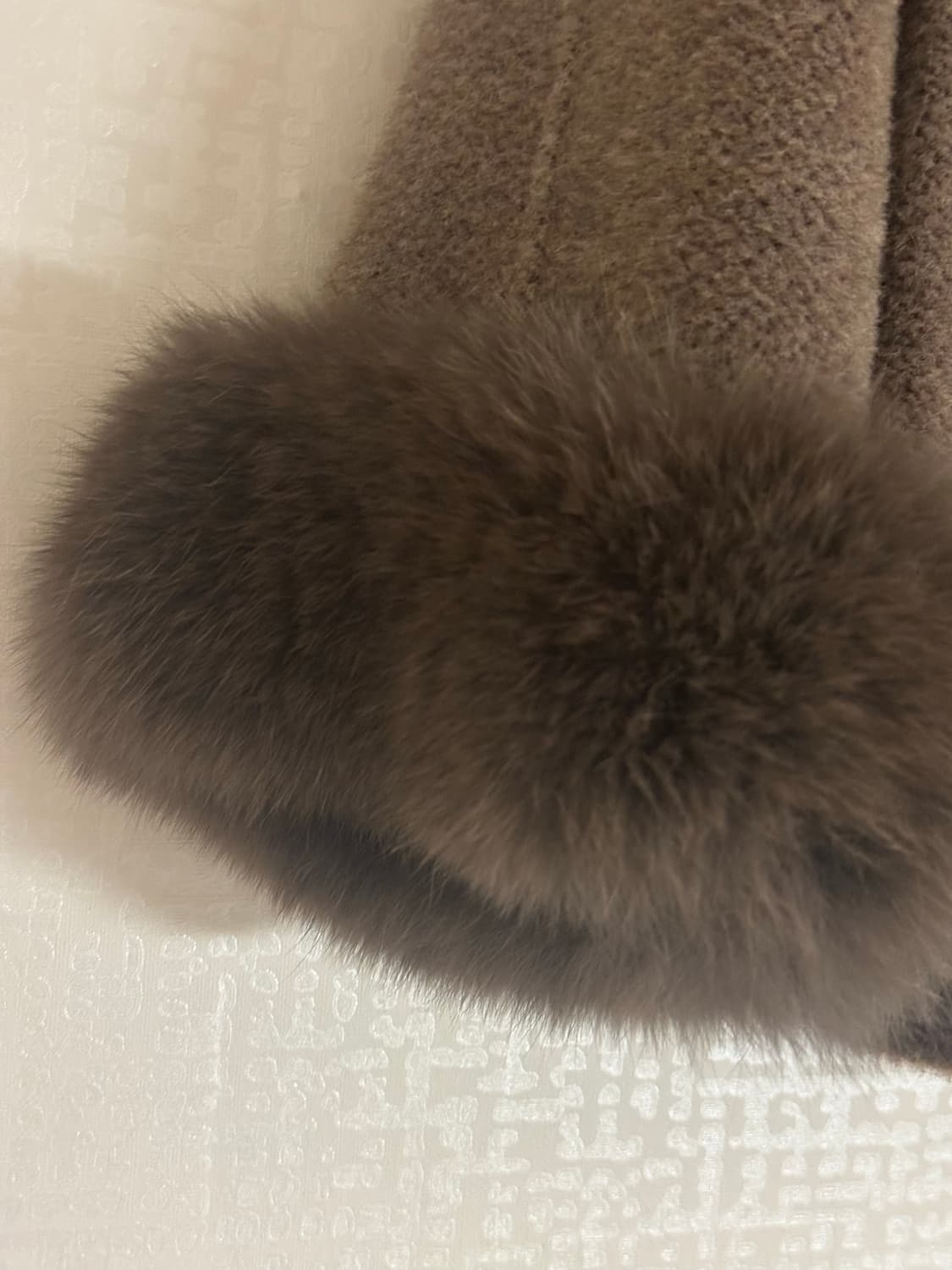 막스마라 알파카 울 퍼 자켓 퍼 코트 상품이미지2