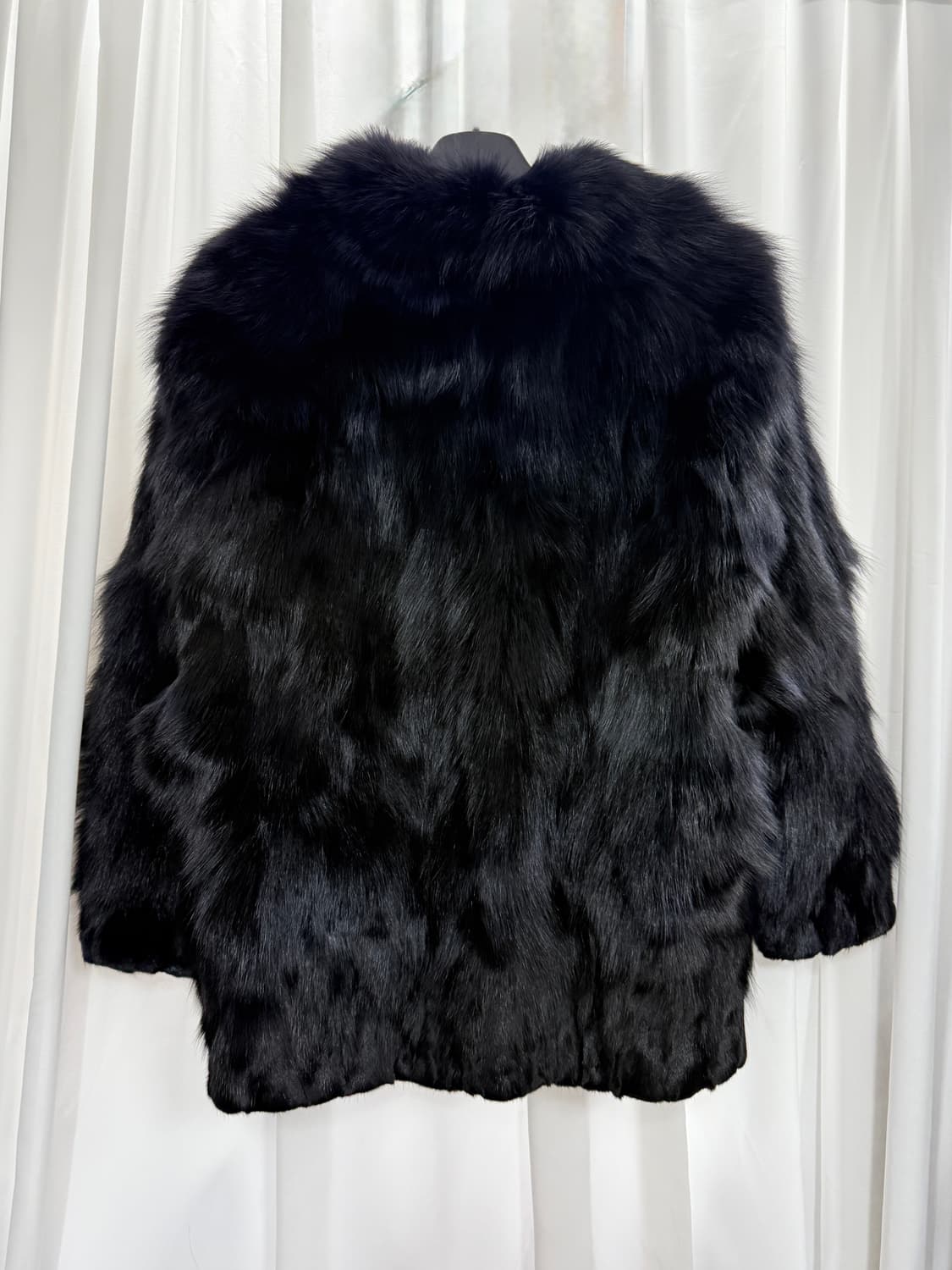 SAGA Fox fur jacket (navy) 상품이미지5