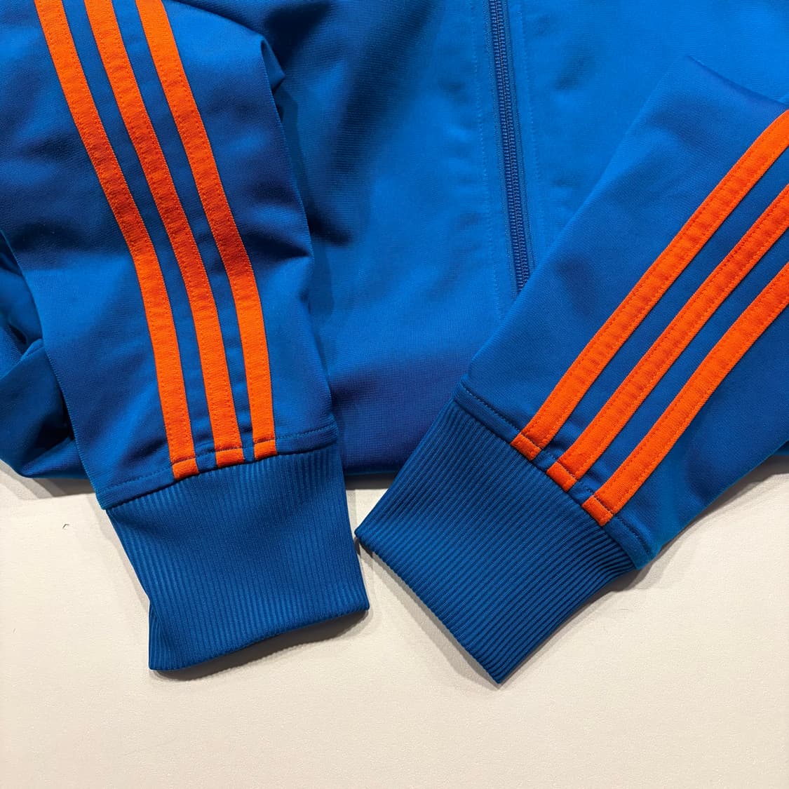 [S] 12s 아디다스 파이어버드 대장 트랙탑 져지 블루 오렌지 C364 상품이미지6