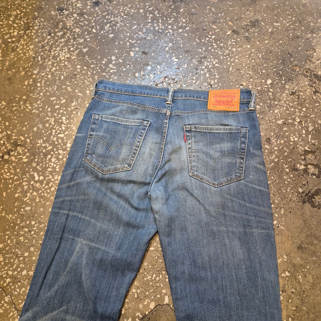 34인치 리바이스 511 워싱청바지  상품이미지7