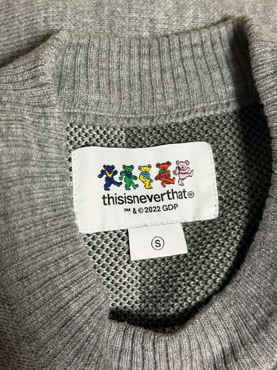 디네댓 그레이트풀데드 댄싱베어 니트  상품이미지3