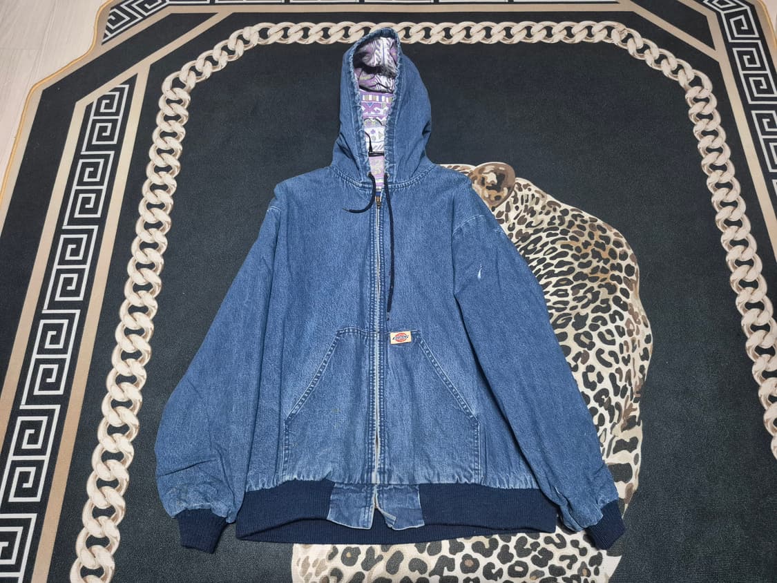 (희귀)90's 디키즈 빈티지 아즈텍 데님 덕 액티브 자켓 XL 상품이미지1